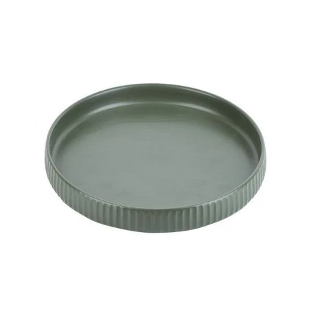 Тарелка мелкая 21*3см фарфор Scandi. Green Olive (24)