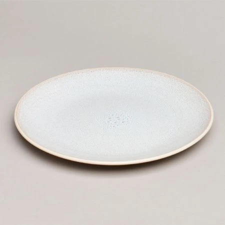 Тарелка мелкая 27см керамика Crocus бежевая обеденная (4/24)