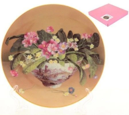 яяяТарелка декоративная 19см ФИАЛКИ (24)