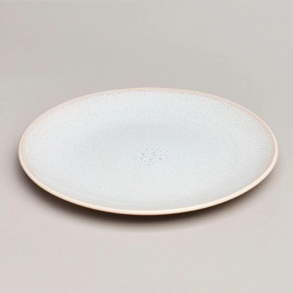 Тарелка мелкая 27см керамика Crocus бежевая обеденная (4/24)