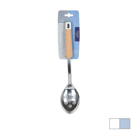 Ложка поварская 33,5*8*2см нерж.сталь Emborio Steel с прорезями 2 вида (упаковковочный пакет)