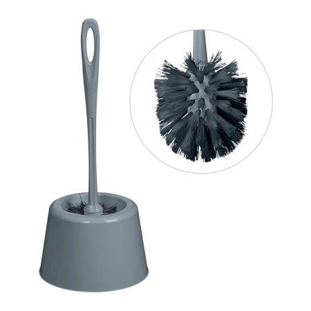 Ершик туалетный пластик Rambai серый (26) 223305635/03
