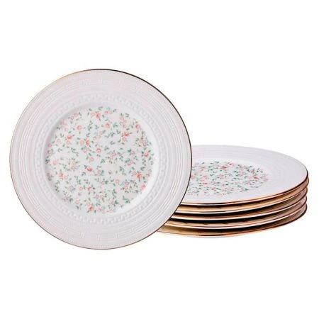 Тарелки десертные набор 6шт 19см фарфор ФАБЬЕН (16)