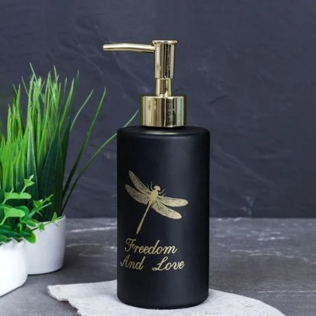 Дозатор для жидкого мыла 450мл стекло  XSY-450YH (48)