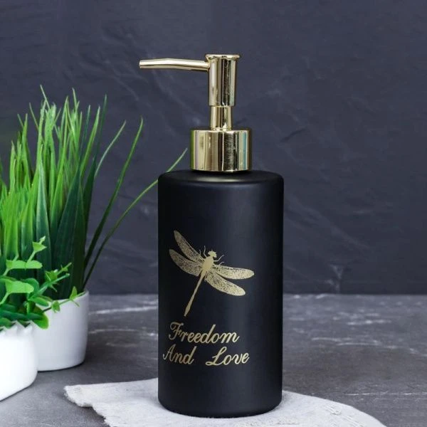 Дозатор для жидкого мыла 450мл стекло  XSY-450YH (48)