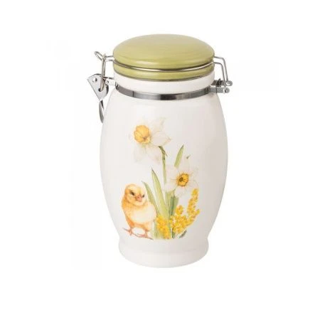 Банка для сыпучих продуктов 1100мл 11,5*20см керамика Sunday (18)