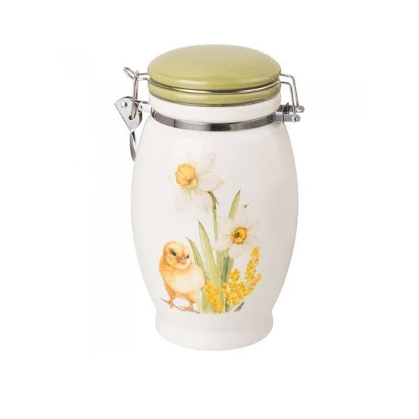 Банка для сыпучих продуктов 1100мл 11,5*20см керамика Sunday (18)