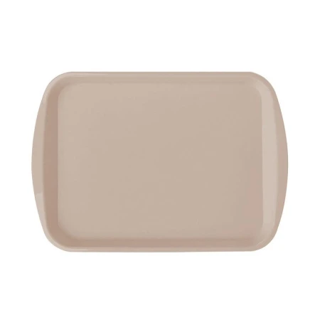 Поднос 37*26*2,5см пластик Sugar&Spice латте прямоугольный (12)