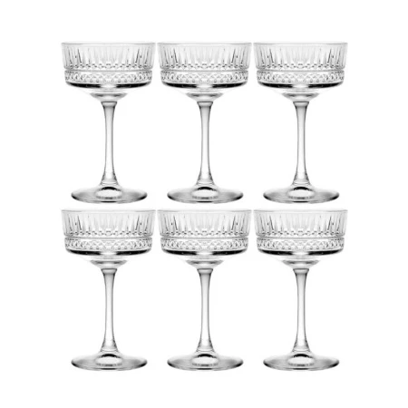 Бокалы для шампанского набор 6шт 260мл стекло ЭЛИЗИЯ (6)