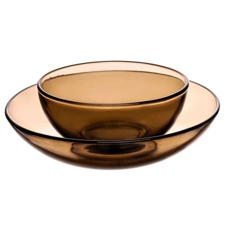 Салатник набор 8пр стекло BASILIСO дымка (1)