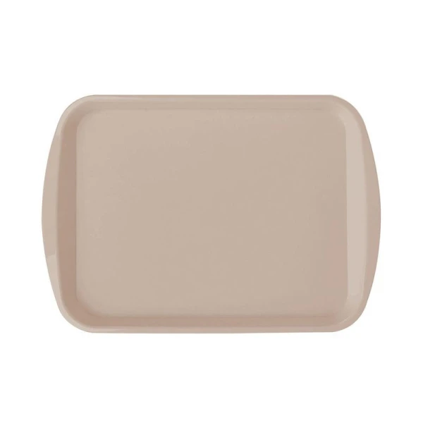 Поднос 37*26*2,5см пластик Sugar&Spice латте прямоугольный (12)