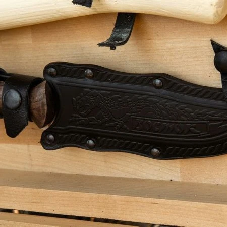 Набор походный №5-2 турист нерж.сталь в деревянном ящике большой 2К-688-2 (1)