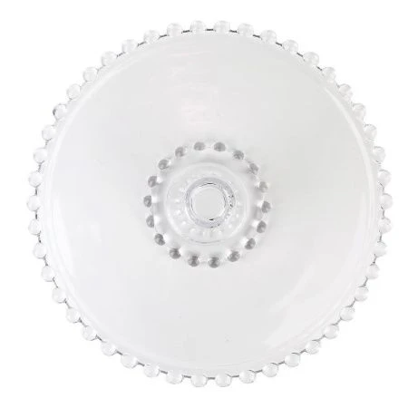 Блюдо 27,5*27,5*12см стекло Gocciolina на ножке (4)