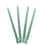 Набор свечей парафин 4шт. 25*1,7см зеленый FG-193 (72)