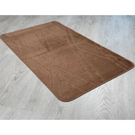 Коврик в ванную 50*80см полипропилен MAXIMUS 10604 L.BROWN коричневый 2546