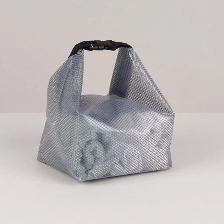 Косметичка-органайзер водонепроницаемая полимер/текстиль 27*11*24см BGCO серая XN-003GR (100)