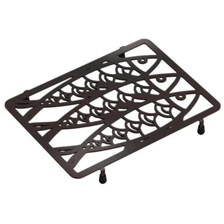 Подставка под горячее 2,2*19,9*15,1см металл черный 300-103B