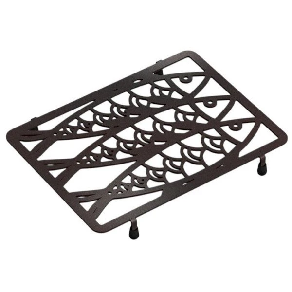 Подставка под горячее 2,2*19,9*15,1см металл черный 300-103B