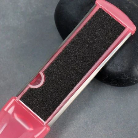 Пилка для ног 2-х стор наждач. металл прямоуг. 17*2,5см МИКС (600)