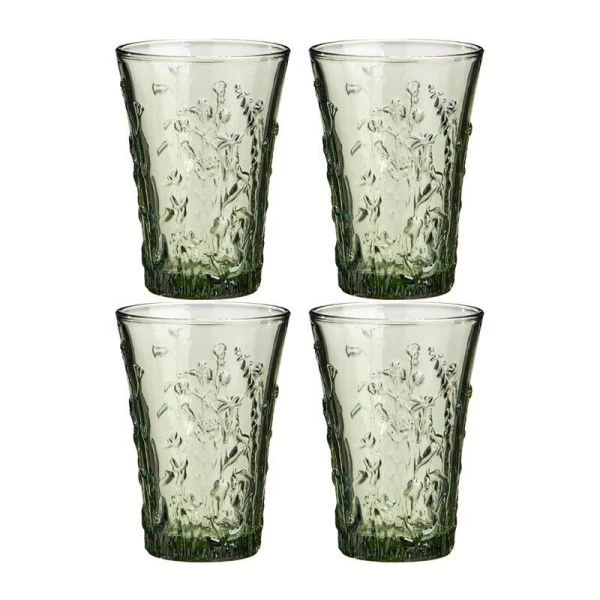Стаканы набор 4шт 330мл 12,5см стекло GRASSES (6)