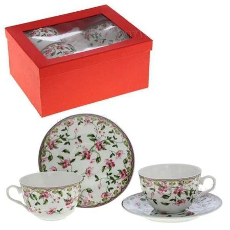 Чайный набор 4пр фарфор на 2 персоны 270мл (12)