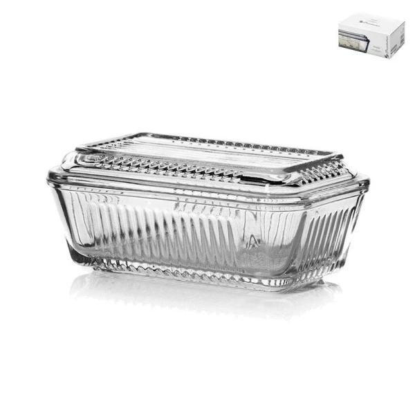 Масленка 16,8*10см стекло ФРИГО (12)