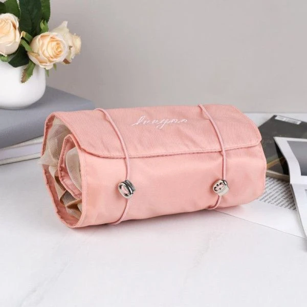 Косметичка-органайзер полимер/текстиль 22*53см BGCO розовая XN-023PN (150)