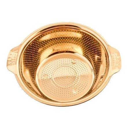 Дуршлаг 2,5л 25см нерж.сталь золотой MB40726 (100)