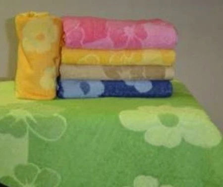 Полотенце 34*78 махровое NEW-РОМАШКА пестротканное S-1C3(RA3)