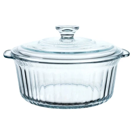 Кастрюля 2,4л стекло рифленая ТМ Appetite GC2400 (8)