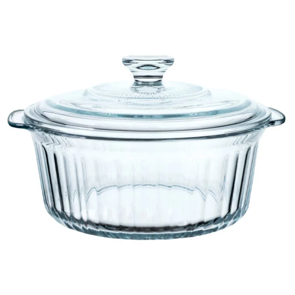 Кастрюля 1,5л стекло рифленая ТМ Appetite GC1500 (12)