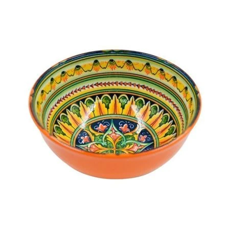 Салатник 300мл 12см фарфор Arabesque оранжевый (72)