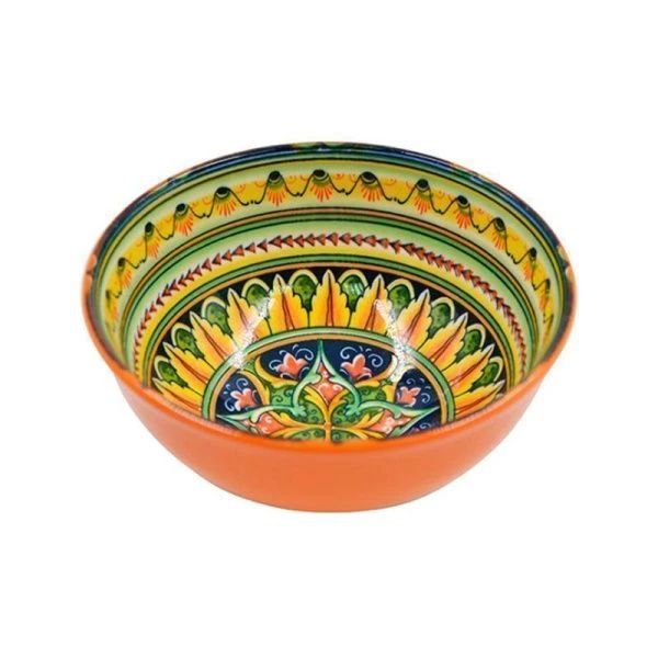 Салатник 300мл 12см фарфор Arabesque оранжевый (72)