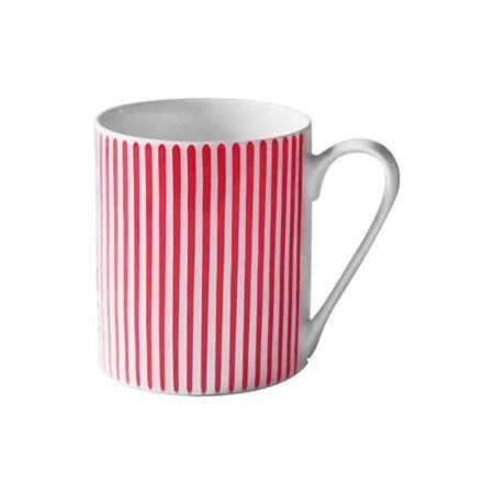 Кружка 370мл фарфор Teatro красный TET-05-R