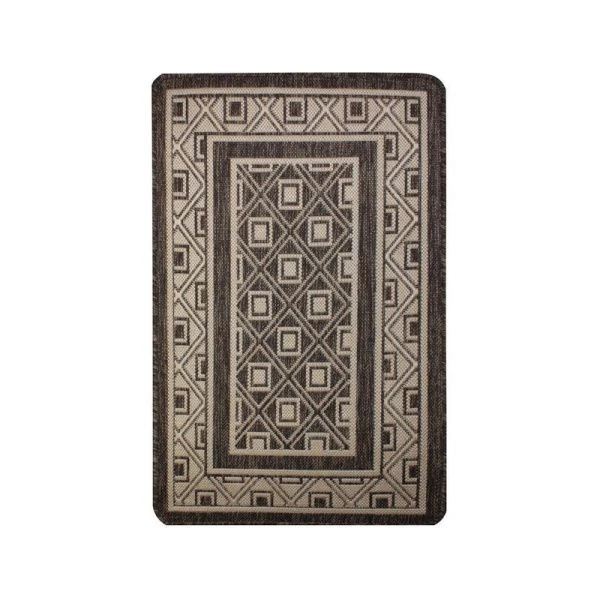 Циновка 50*80см полипропилен/хлопок ЭКО ЛЮКС шоколад (10)