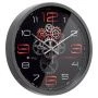 Часы настенные 30см пластик РУБИН Механика темно-серый (10)