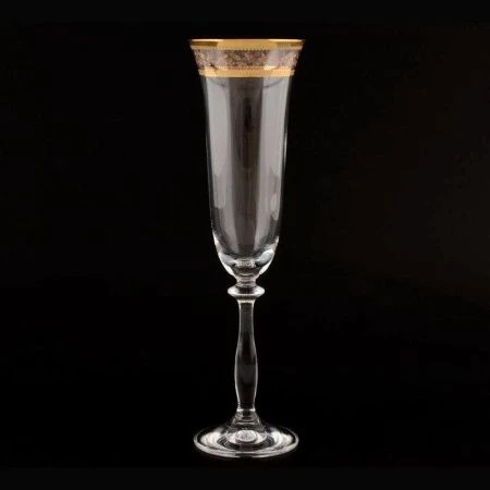 Бокалы для шампанского набор 6шт 190мл стекло АНЖЕЛА 43081 (8) 15541/30574 ВЫВОД