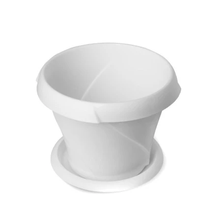 Кашпо 2,8л d215мм пластик ФЛОРИАНА с поддоном белое С386БEЛ (24) Кашпо 2,8л d215мм пластик ФЛОРИАНА с поддоном белое С386БEЛ (24)