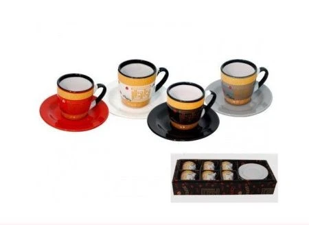 Кофейный набор 12пр 70мл керамика КОФЕ Элит Микс 1/Лабиринт Модерн 1537 Кофейный набор 12пр 70мл керамика КОФЕ Элит Микс 1/Лабиринт Модерн 1537