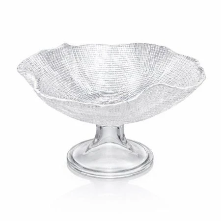 Конфетница 24*11см стекло IVV Diamante на ножке (12)