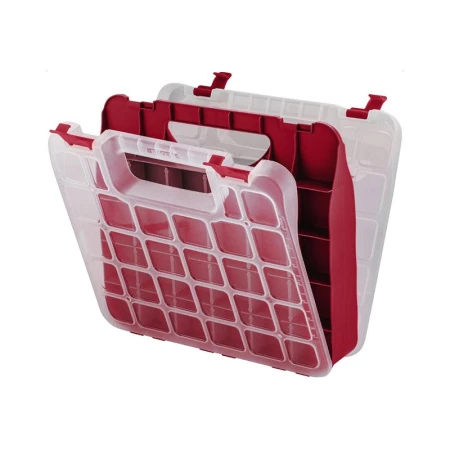 Органайзер для мелочей 32*29,5*6,4см пластик Blocker  Expert 13" двухсторонний красный (12)