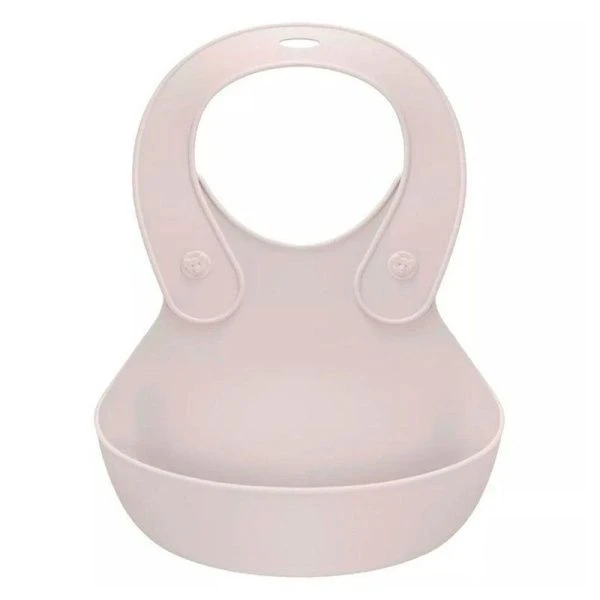 Нагрудник детский 280*216*50мм пластик светло-бежевый (15)