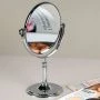 Зеркало настольное 18см пластик серебро CW419-11 (60)
