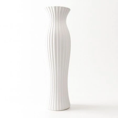Ваза для сухоцветов 60см керамика белая JC-15986 (8)
