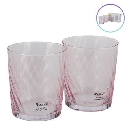 Стаканы набор 2шт 375мл стекло ASTI 81-306 (12)