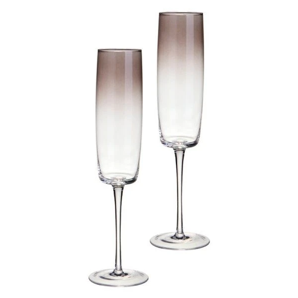 Бокалы для шампанского набор 2шт 250мл стекло Smoky Shades (12)
