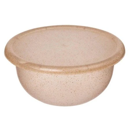 Миска 3,2л пластик Palermo с крышкой бесцветный флэк (24) 221116501/02