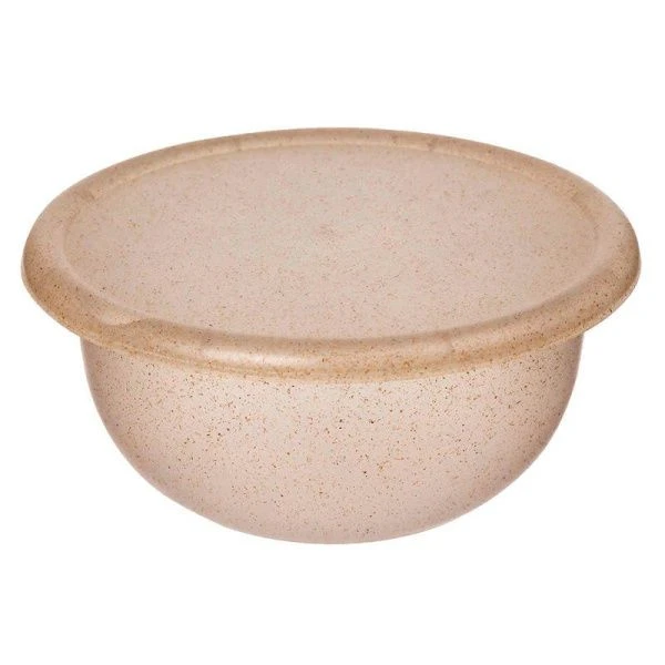 Миска 3,2л пластик Palermo с крышкой бесцветный флэк (24) 221116501/02