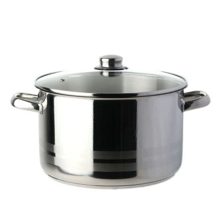 Кастрюля 8,5л нерж.сталь Arian Lion стекл.крышка 26*16см 001-194 (8)