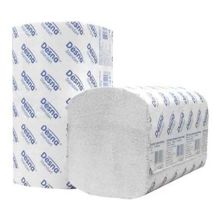 Полотенца бумажные целлюлозные Desna standart V-сложение однослойные 200л 23*23 (15)